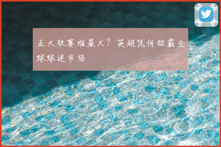 五大联赛谁最火?英超凭何称霸全球球迷市场